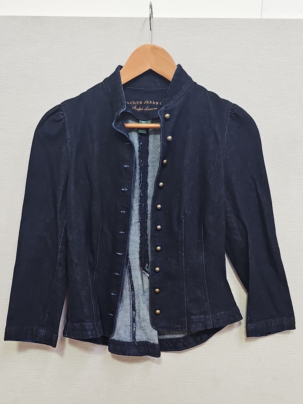 LAUREN JEANS DENIM MILITARY JACKET BFPM-09-093